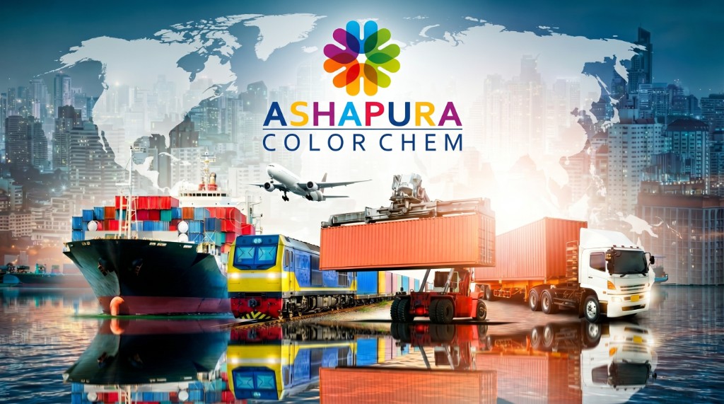 Ashapura Color Chem global export and logistics network across international markets